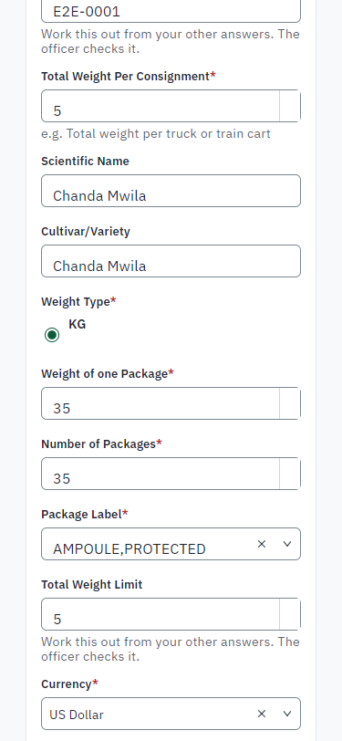 Fill in the application form (375 px phone)