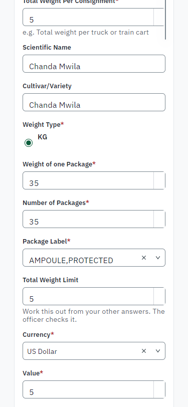 Fill in the application form (375 px phone)