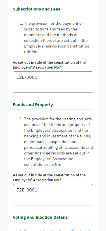 Fill in the application form (375 px phone)