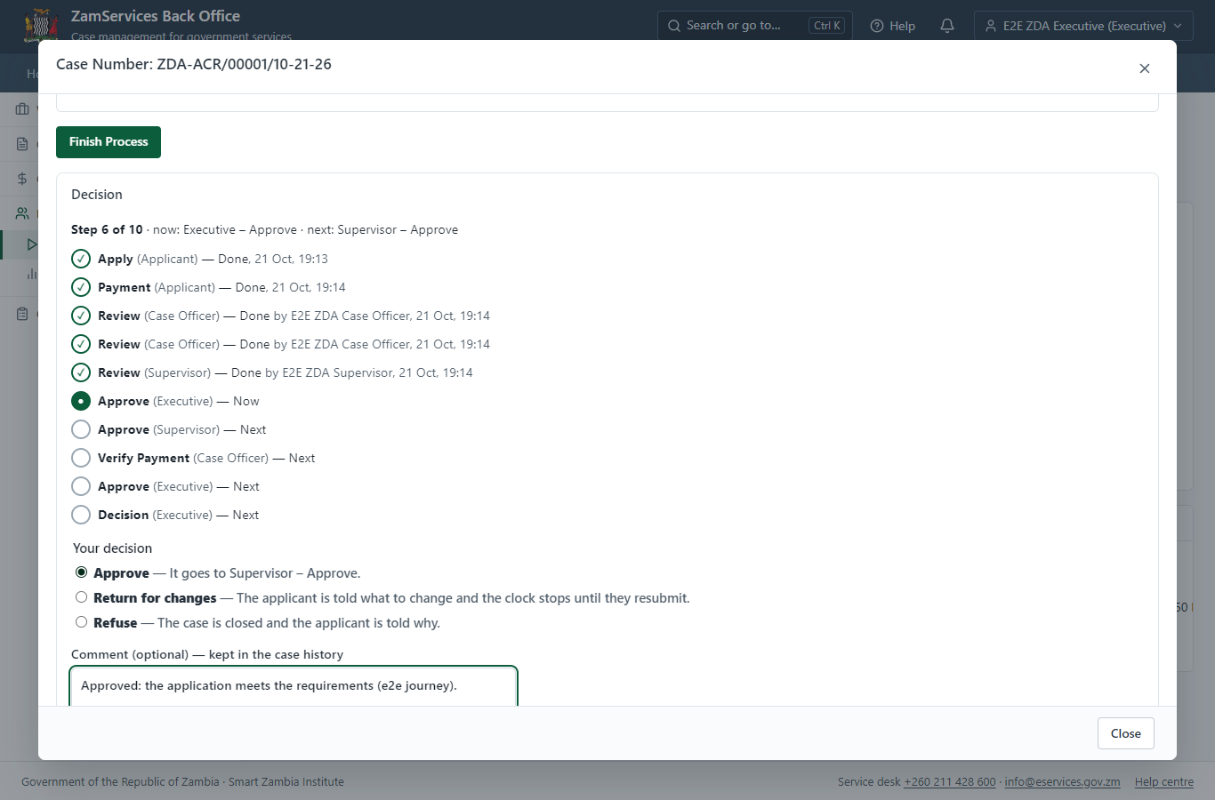 Decide: Director Recommend for Approval Internal Report (desktop)