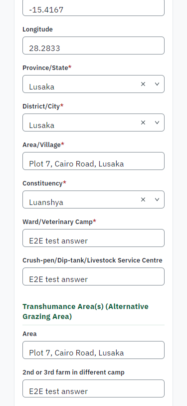 Fill in the application form (375 px phone)