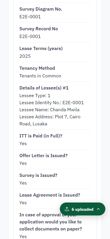 Check the answers and confirm the declaration (375 px phone)