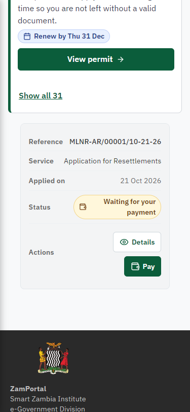 See that the fee is due (375 px phone)