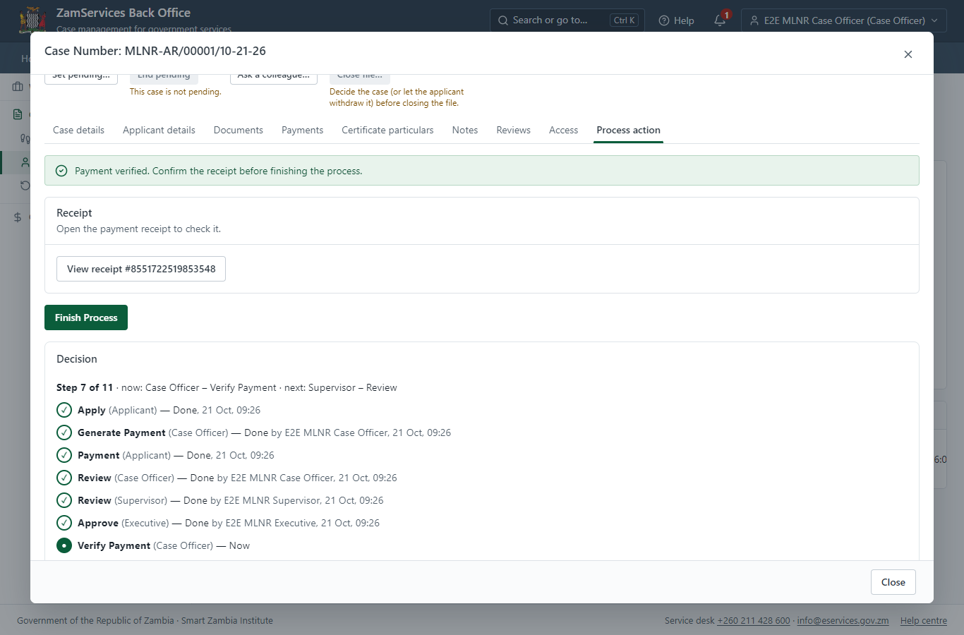 Verify Payment, Prepare the Draft Lease Agreement (desktop)