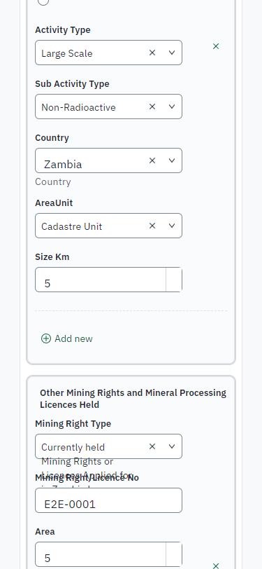 Fill in the application form (375 px phone)