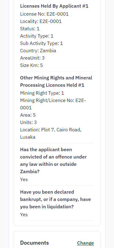 Check the answers and confirm the declaration (375 px phone)