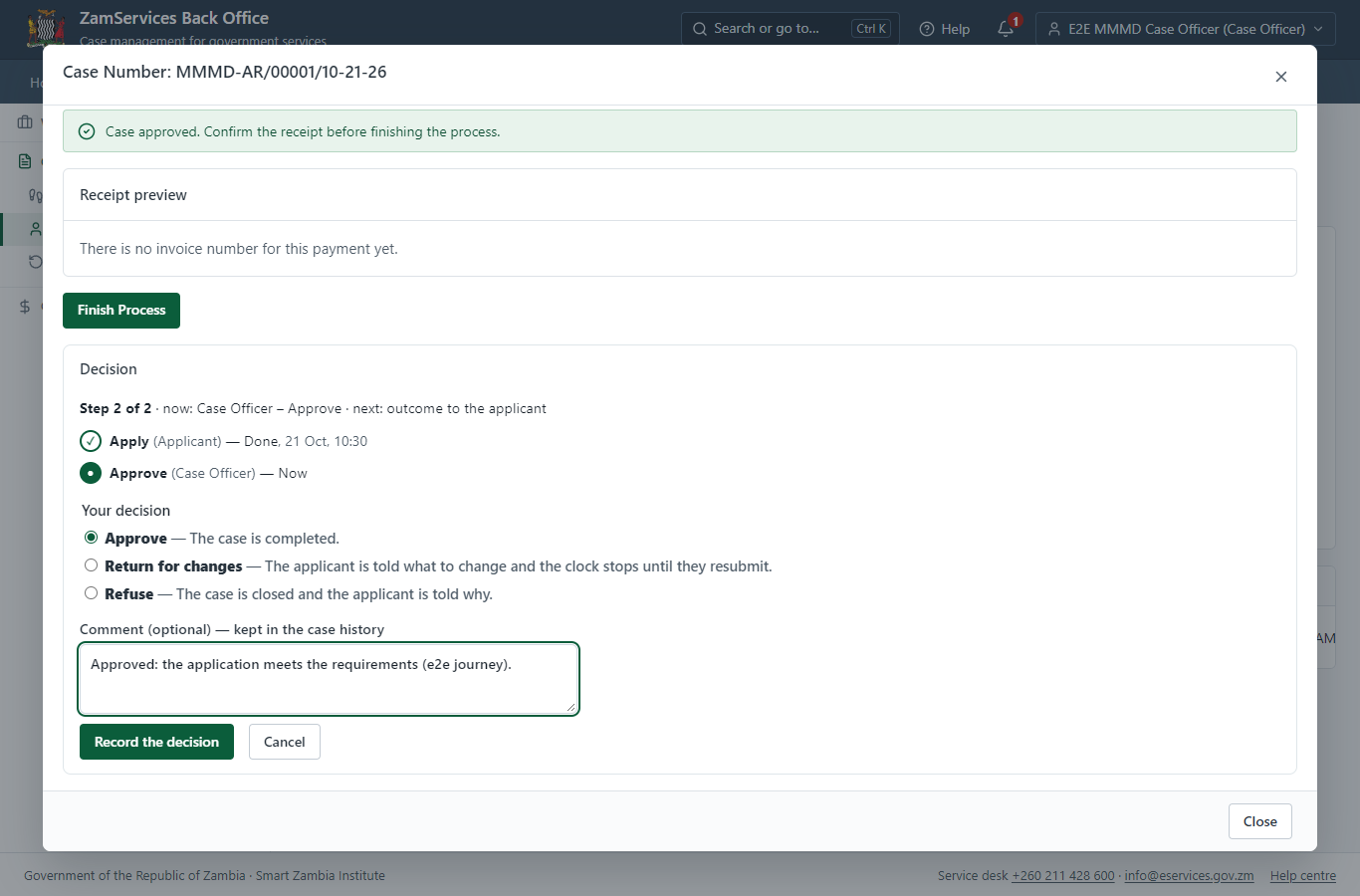 Decide: Review Application (desktop)