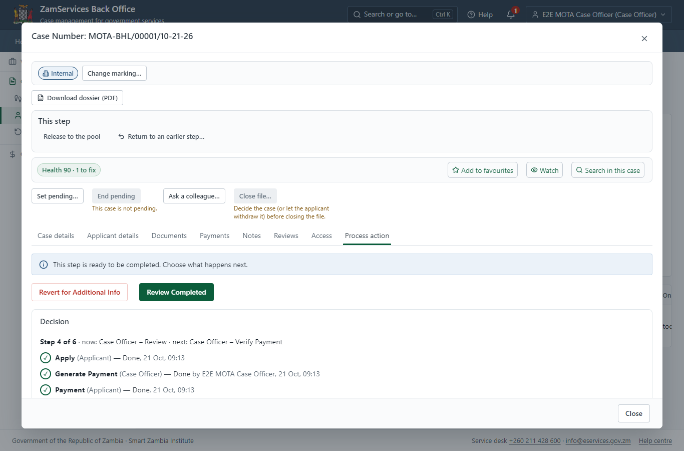 Receive, Inspect, Report Findings (desktop)