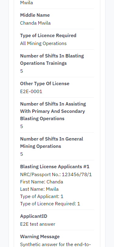 Check the answers and confirm the declaration (375 px phone)
