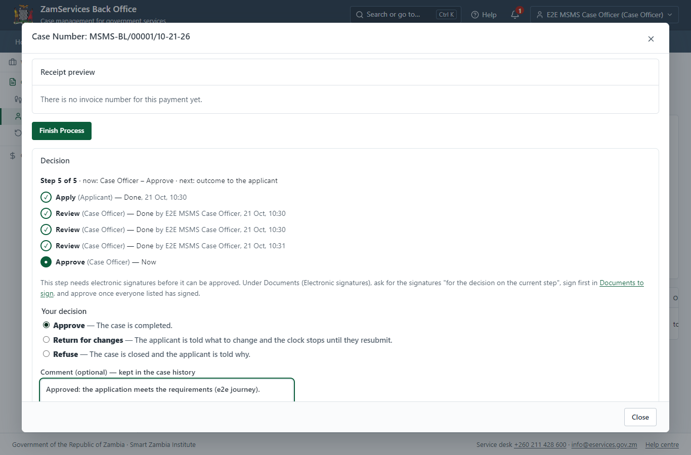 Decide: Conduct Examination, Make decision, e-Sign, Complete (desktop)