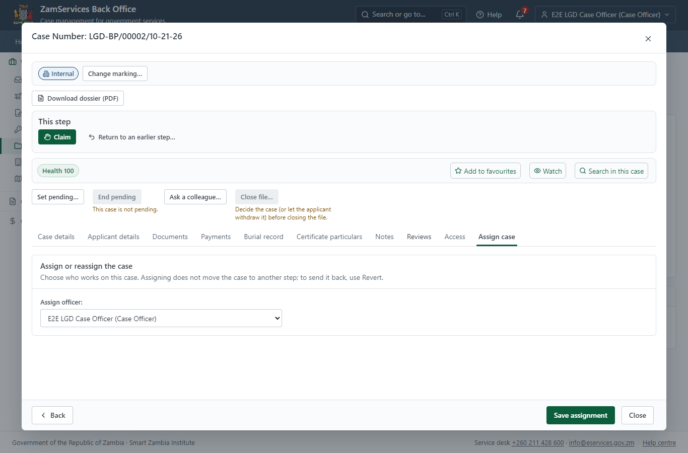 Take the new application on (desktop)