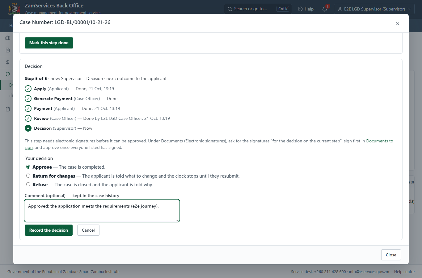Decide: Review Final Decision (desktop)