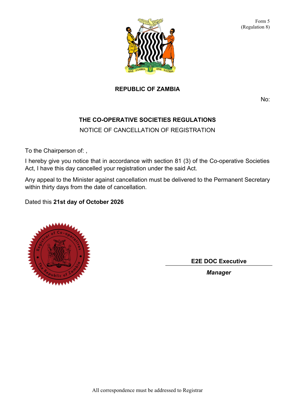Notice of Cancellation of Registration (sealed PDF)