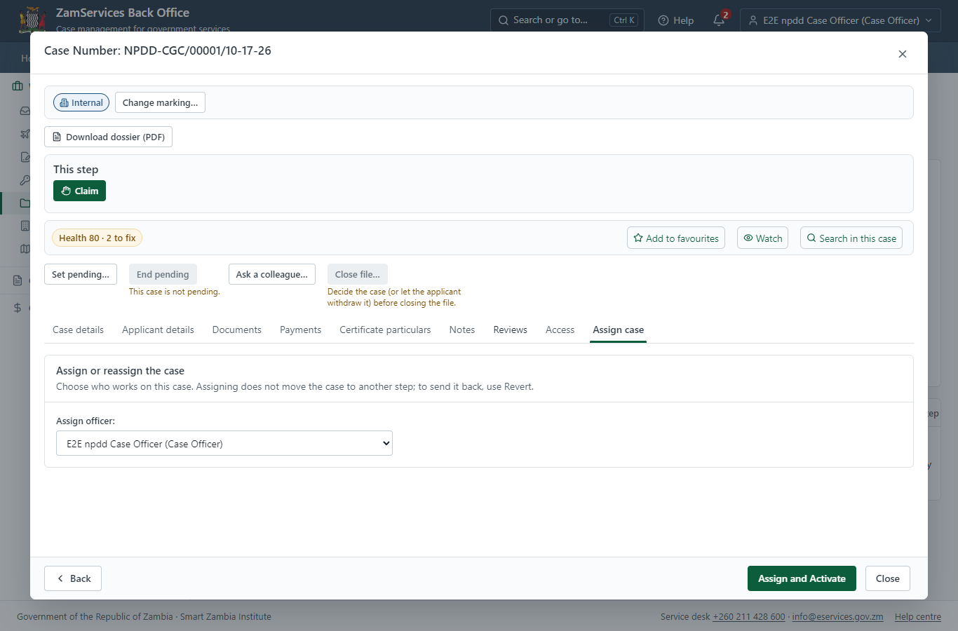 Take the new application on (desktop)
