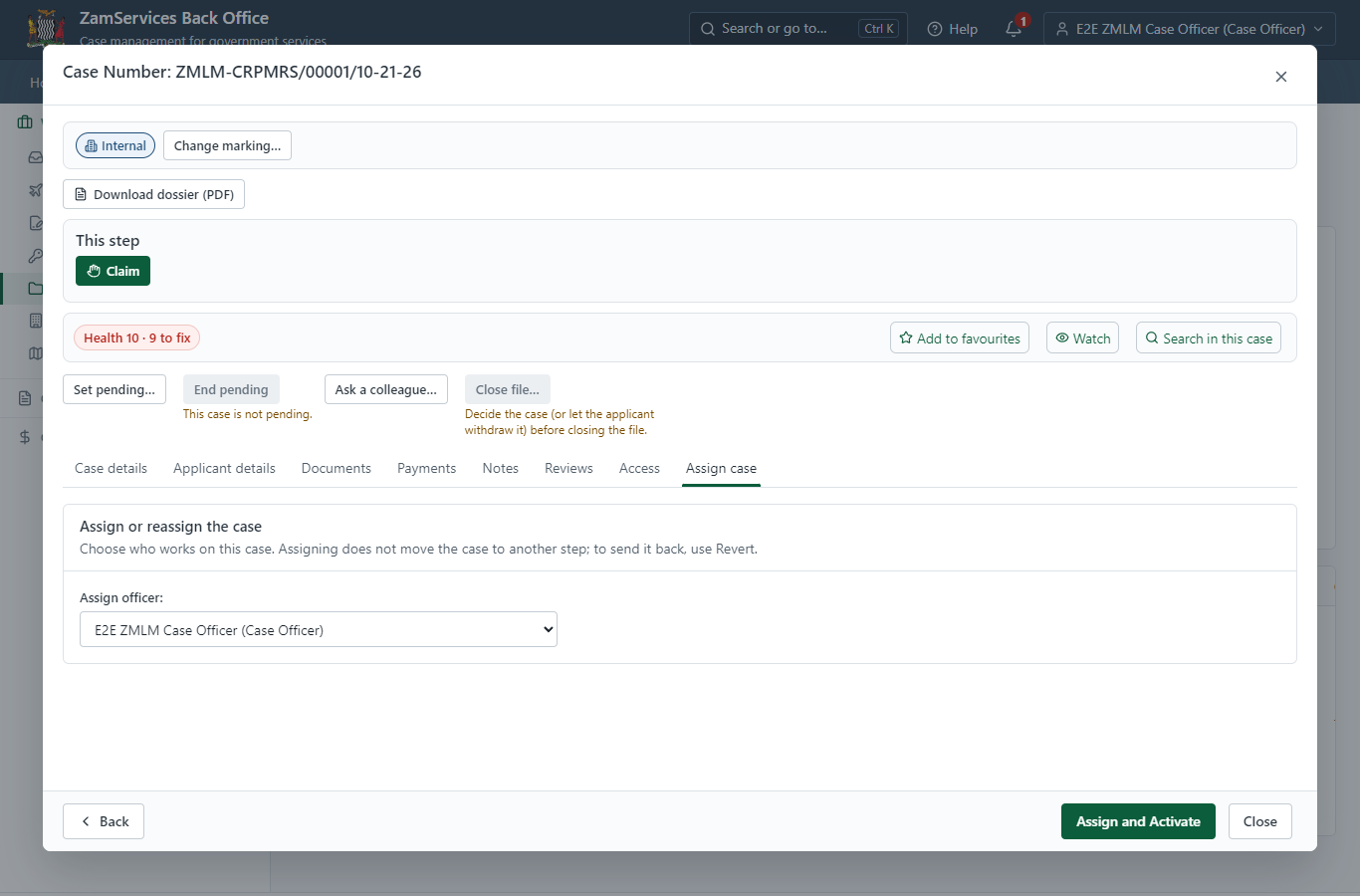 Take the new application on (desktop)