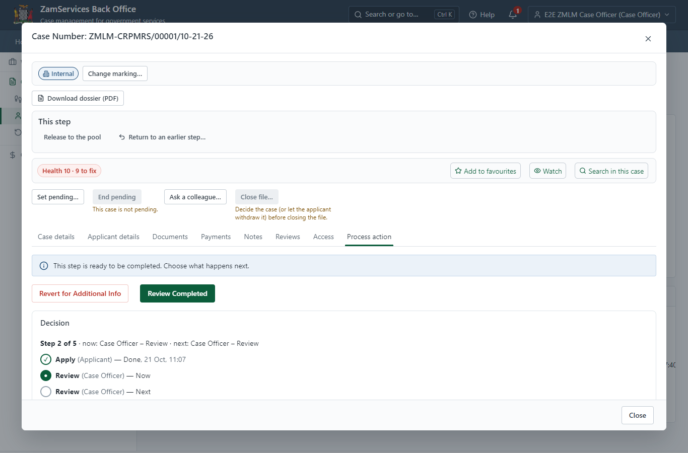 Receive, Inspect, Report Findings (desktop)