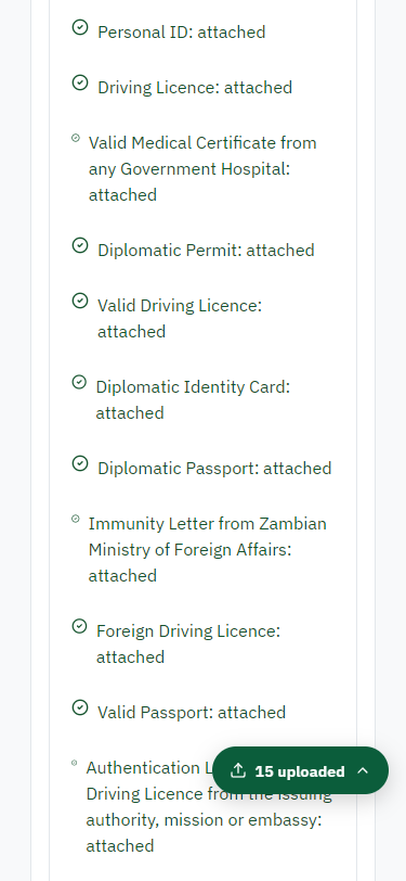 Check the answers and confirm the declaration (375 px phone)