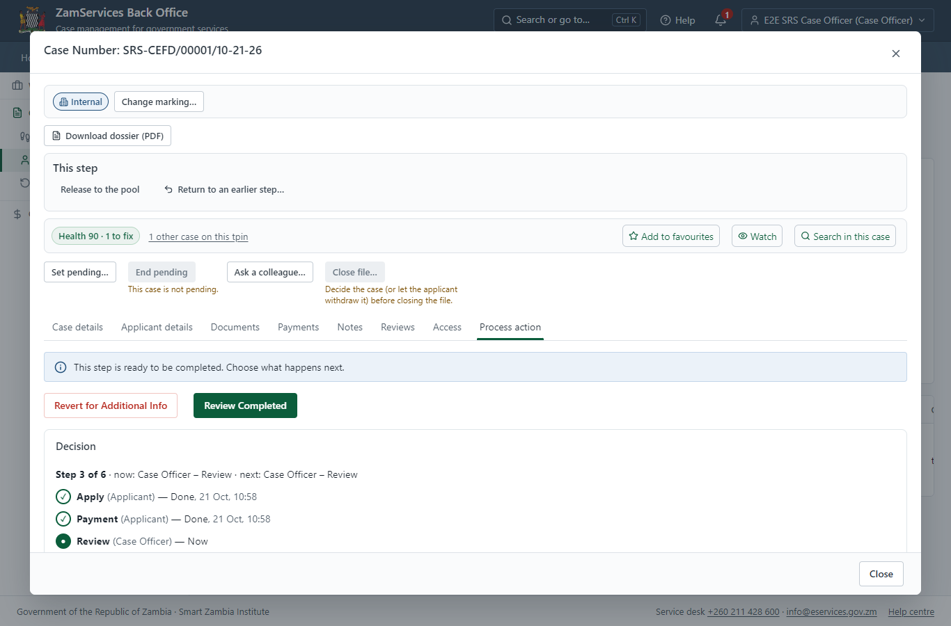 Receive, Inspect, Report Findings (desktop)