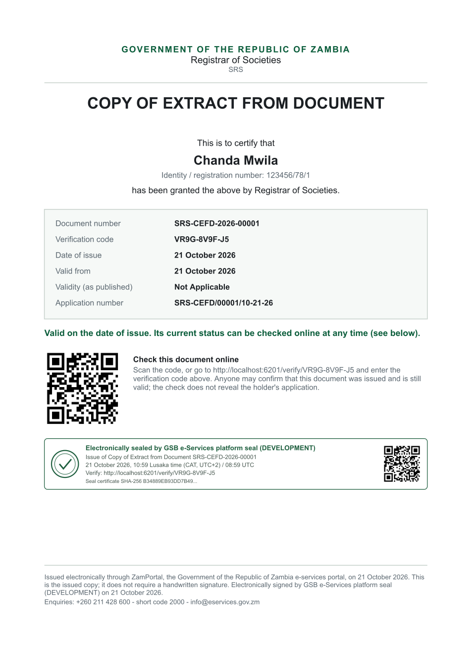 Copy of Extract from Document (sealed PDF)