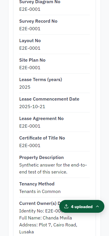 Check the answers and confirm the declaration (375 px phone)