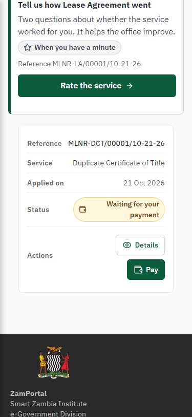 See that the fee is due (375 px phone)