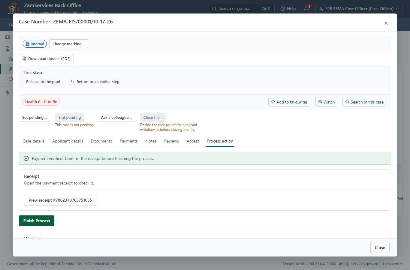 Verify Payment Completion (desktop)