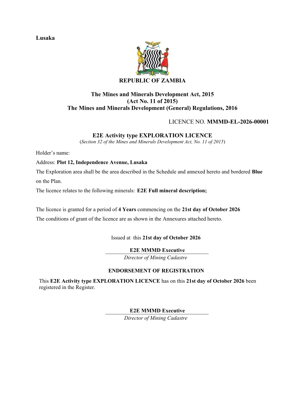 Exploration Right Licence (sealed PDF)