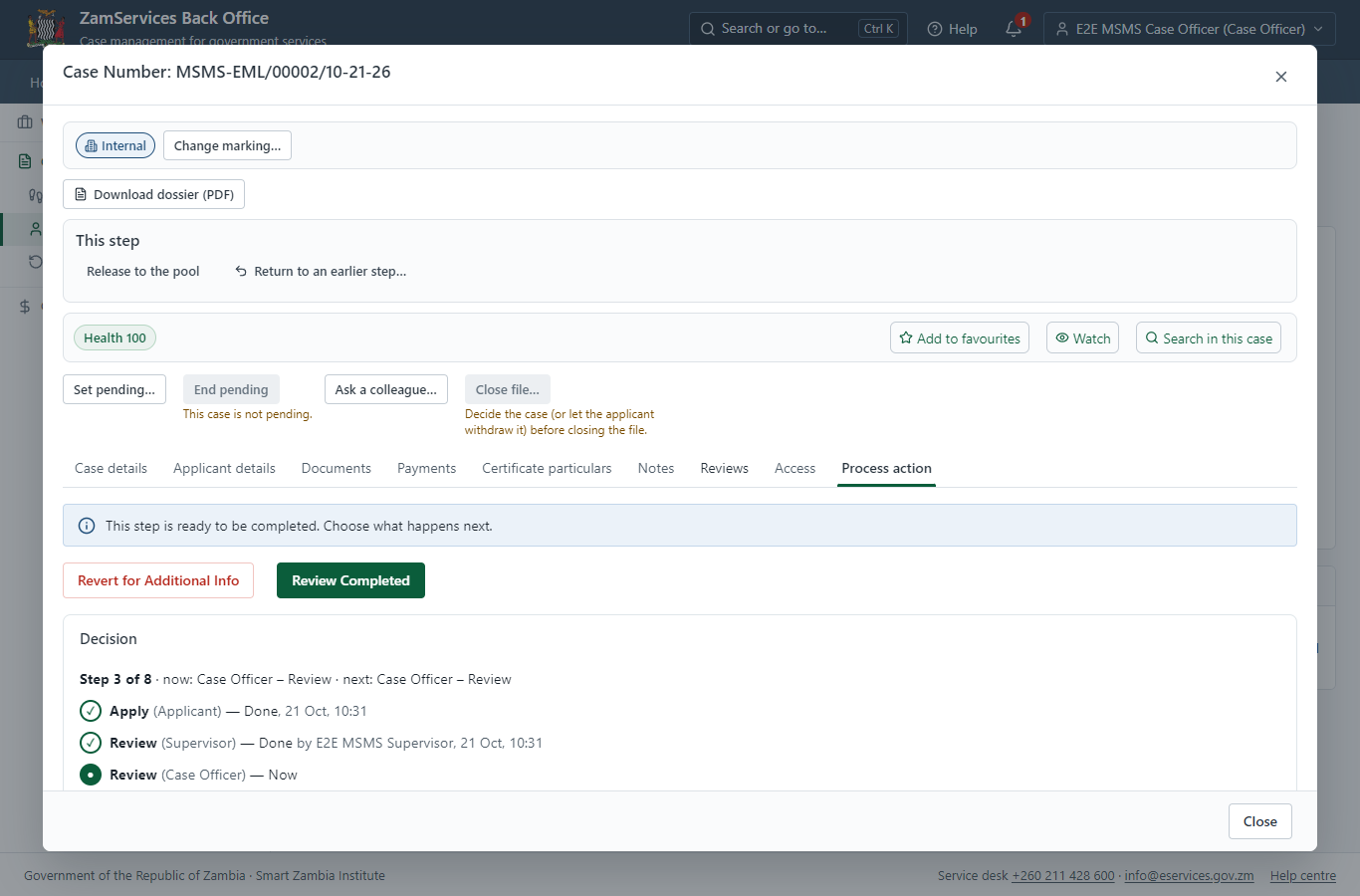 Receive, Inspect, Report Findings (desktop)