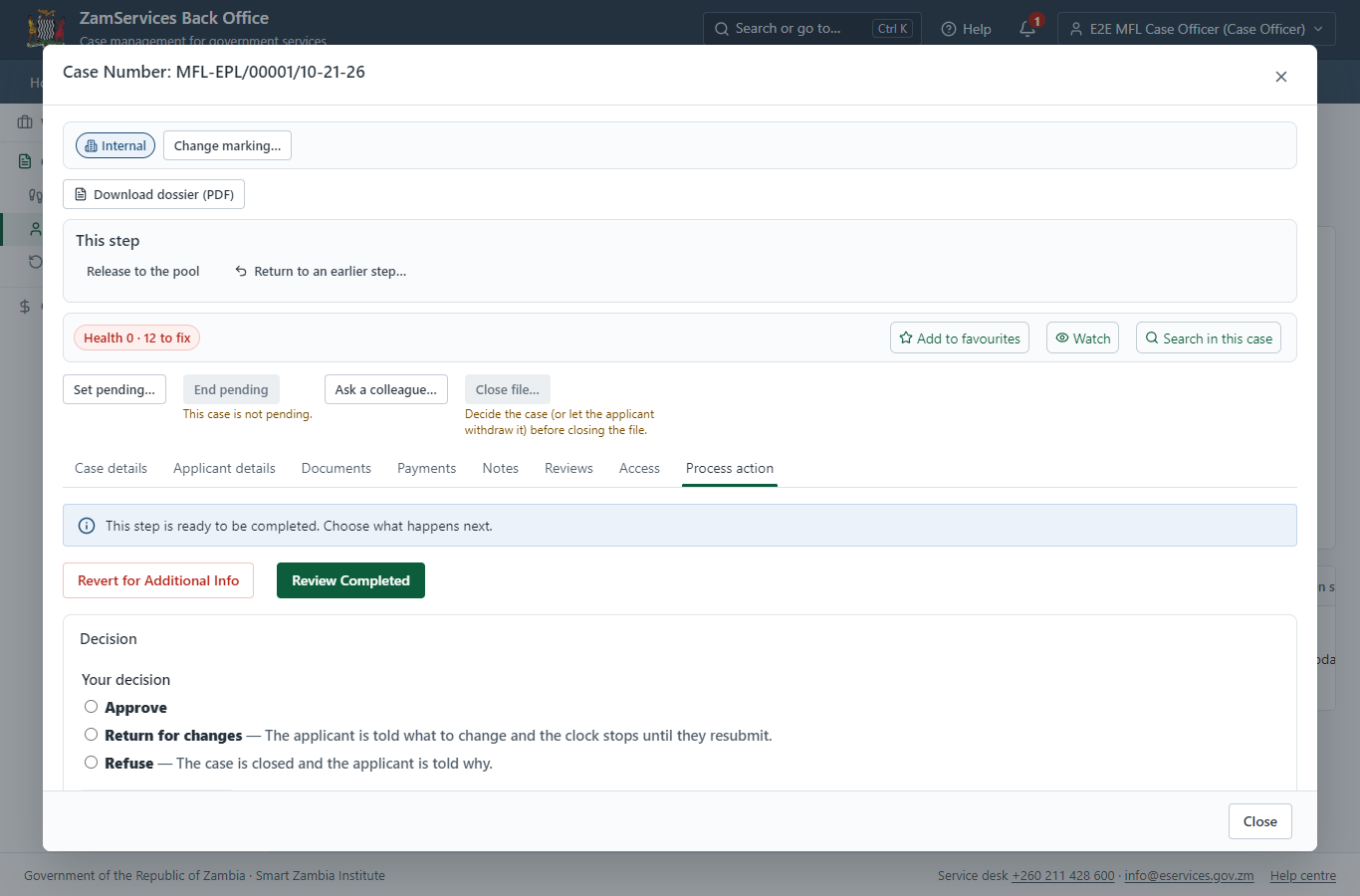 Receive, Inspect, Report Findings (desktop)