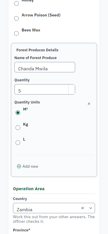 Fill in the application form (375 px phone)