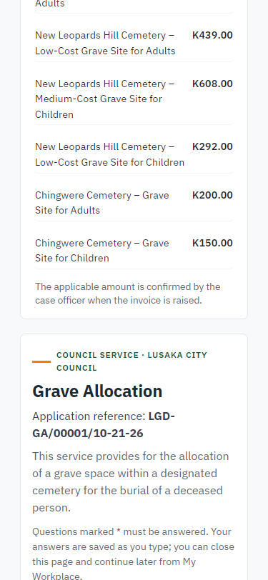 Fill in the application form (375 px phone)