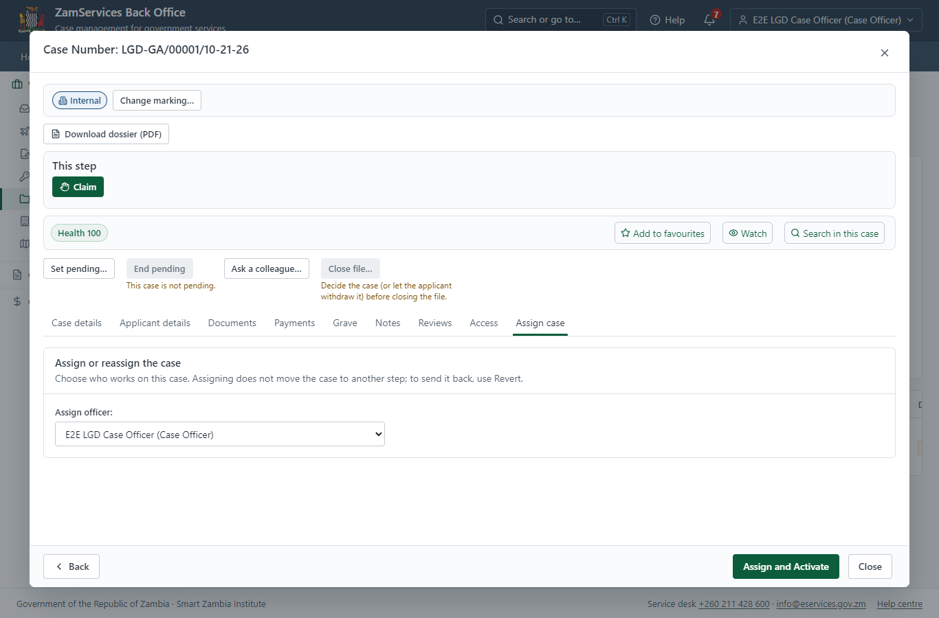 Take the new application on (desktop)