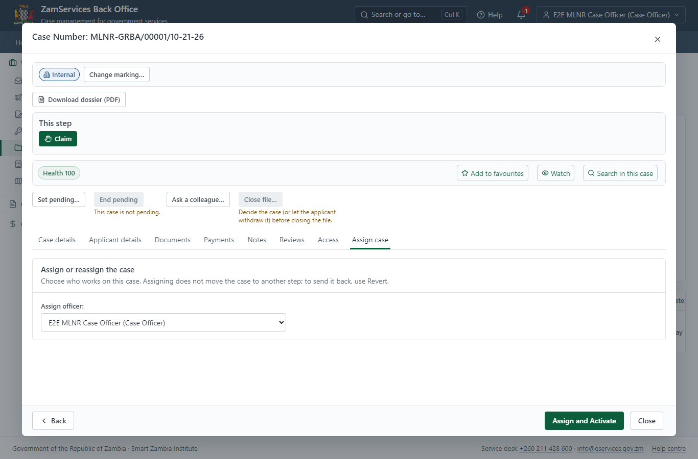 Take the new application on (desktop)