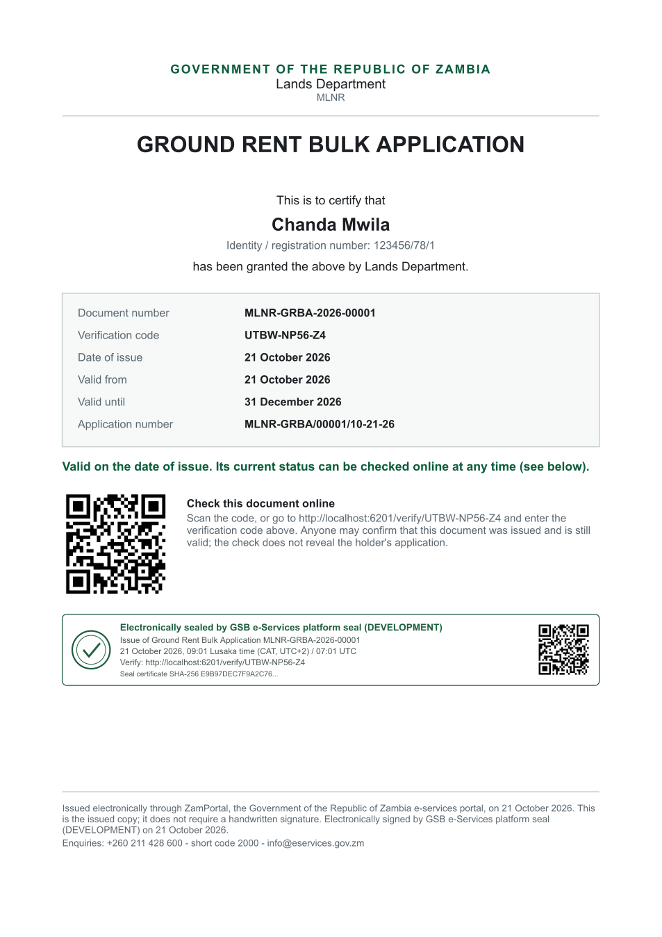 Ground Rent Bulk Application (sealed PDF)