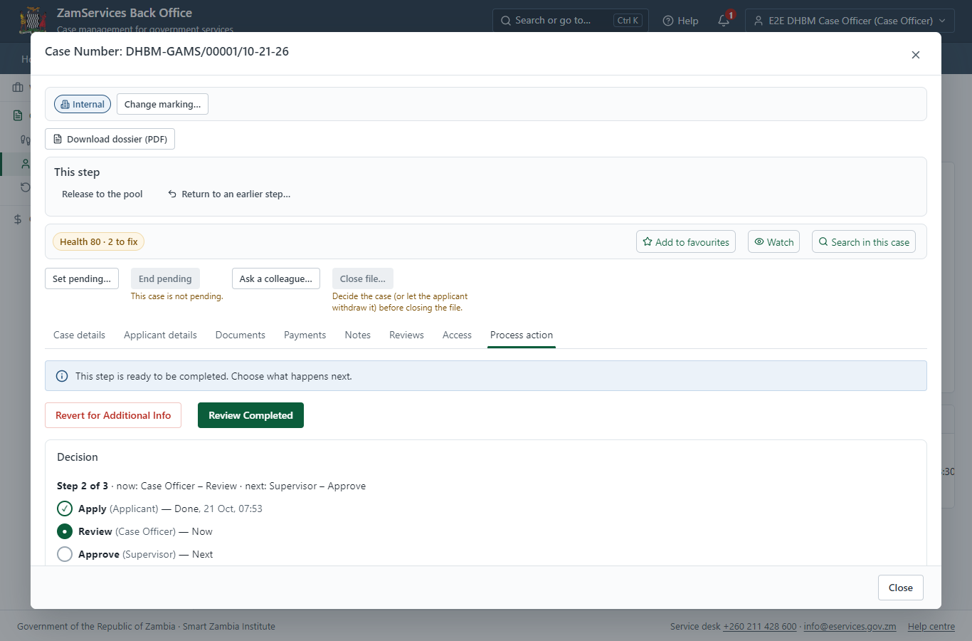 Receive, Inspect, Report Findings (desktop)