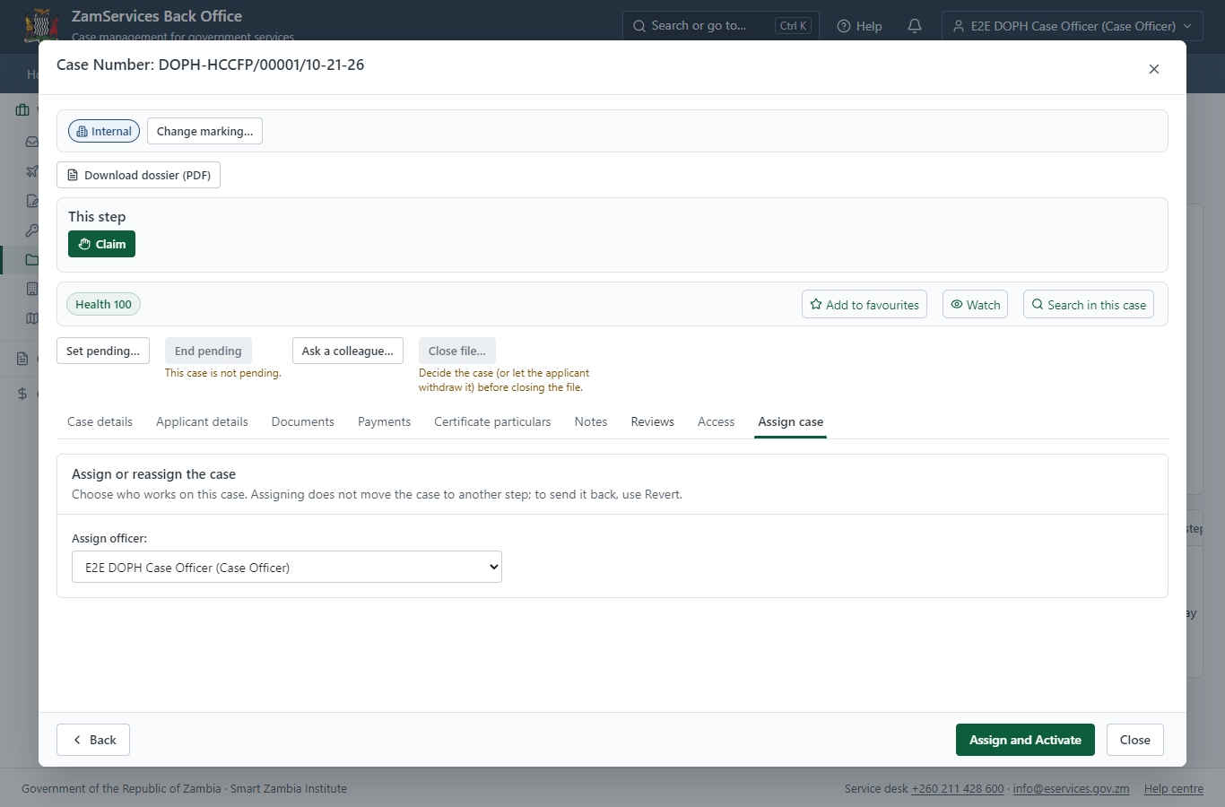 Take the new application on (desktop)