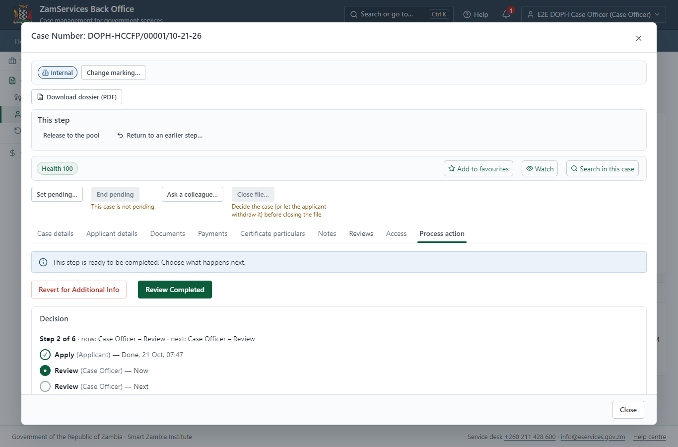 Receive, Inspect, Report Findings (desktop)