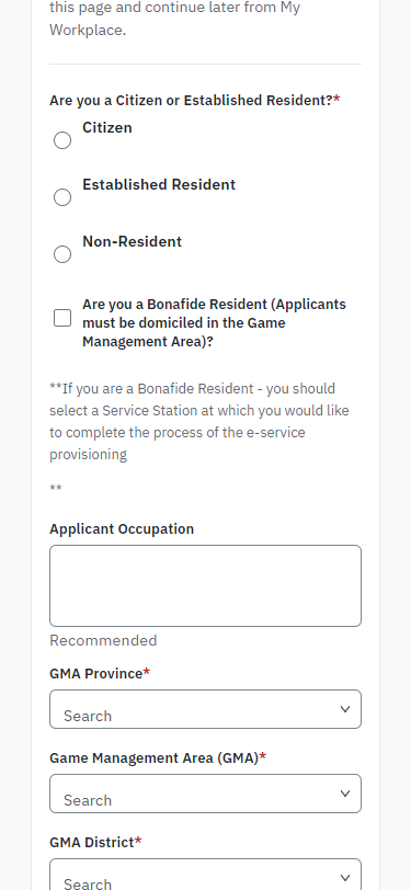 The application form: class, GMA and the animals (375 px phone)