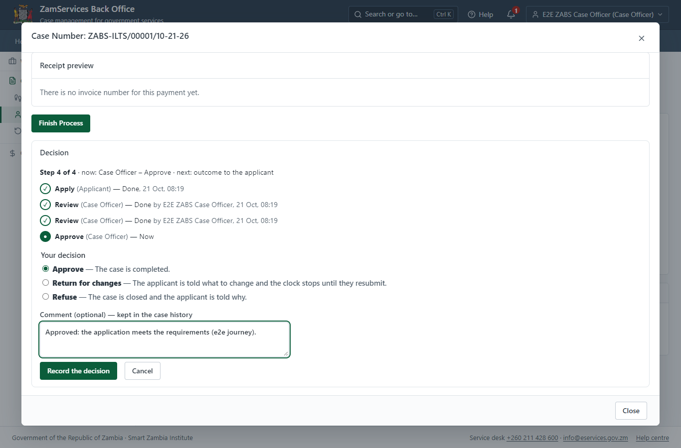 Decide: Reviews Payment (desktop)