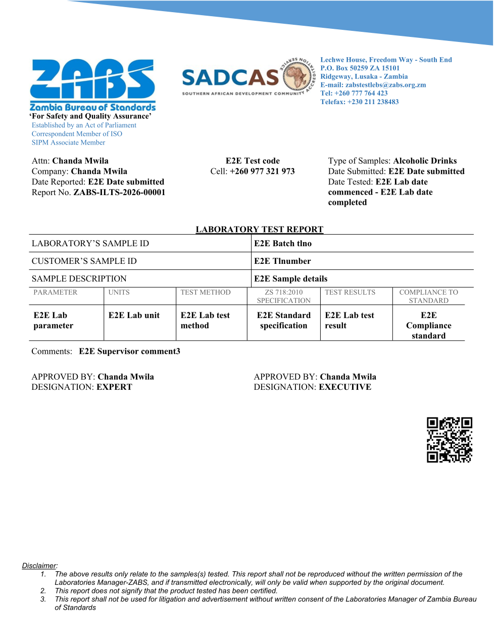 Authorization Certificate (sealed PDF)