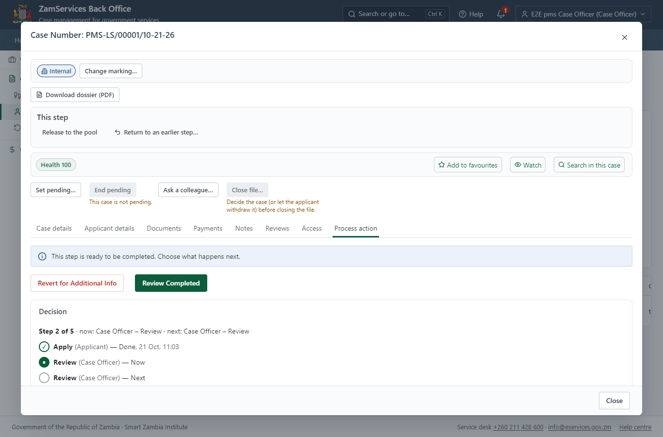 Receive, Inspect, Report Findings (desktop)