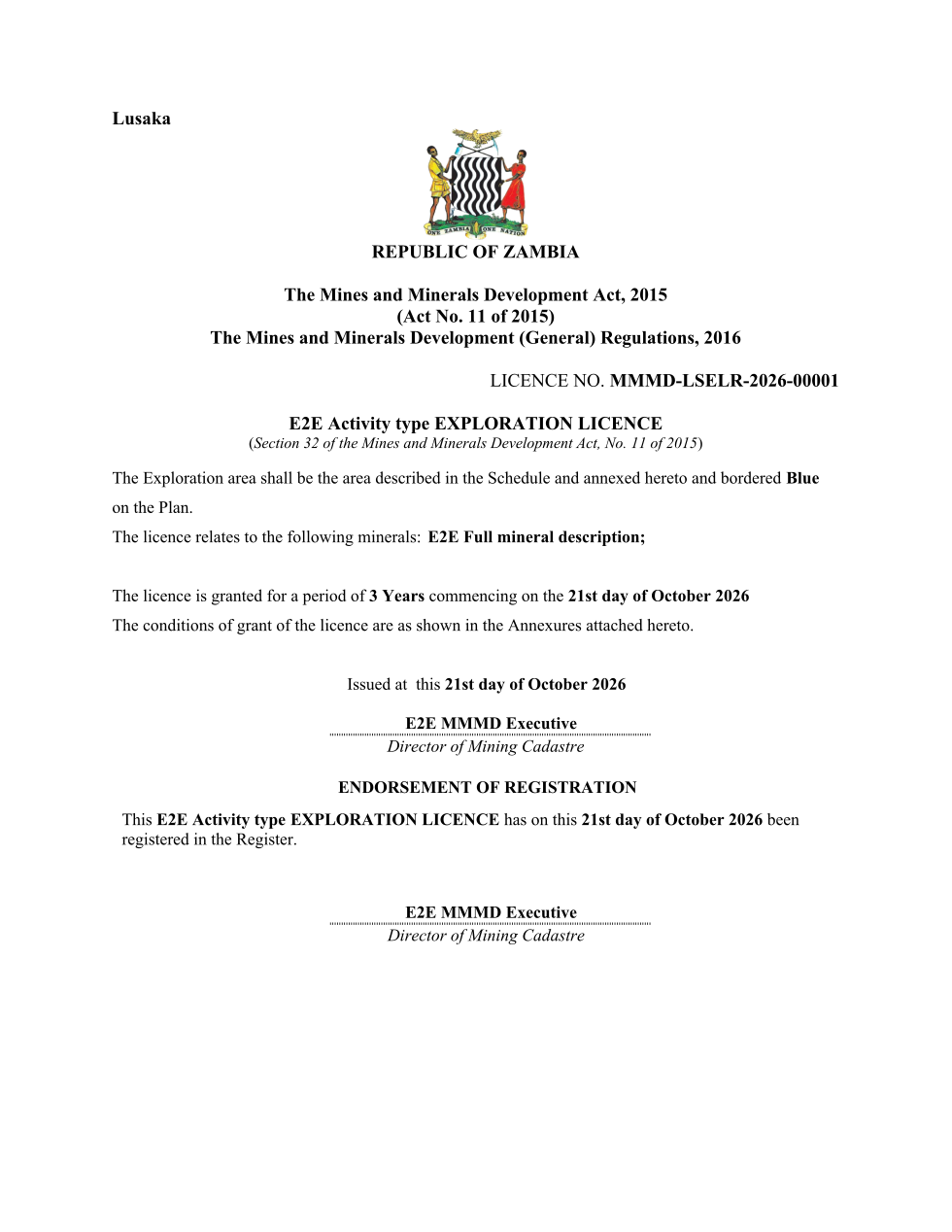 Exploration Right Licence (sealed PDF)