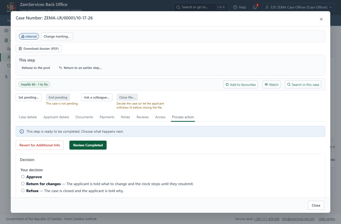 Receive, Inspect, Report Findings (desktop)