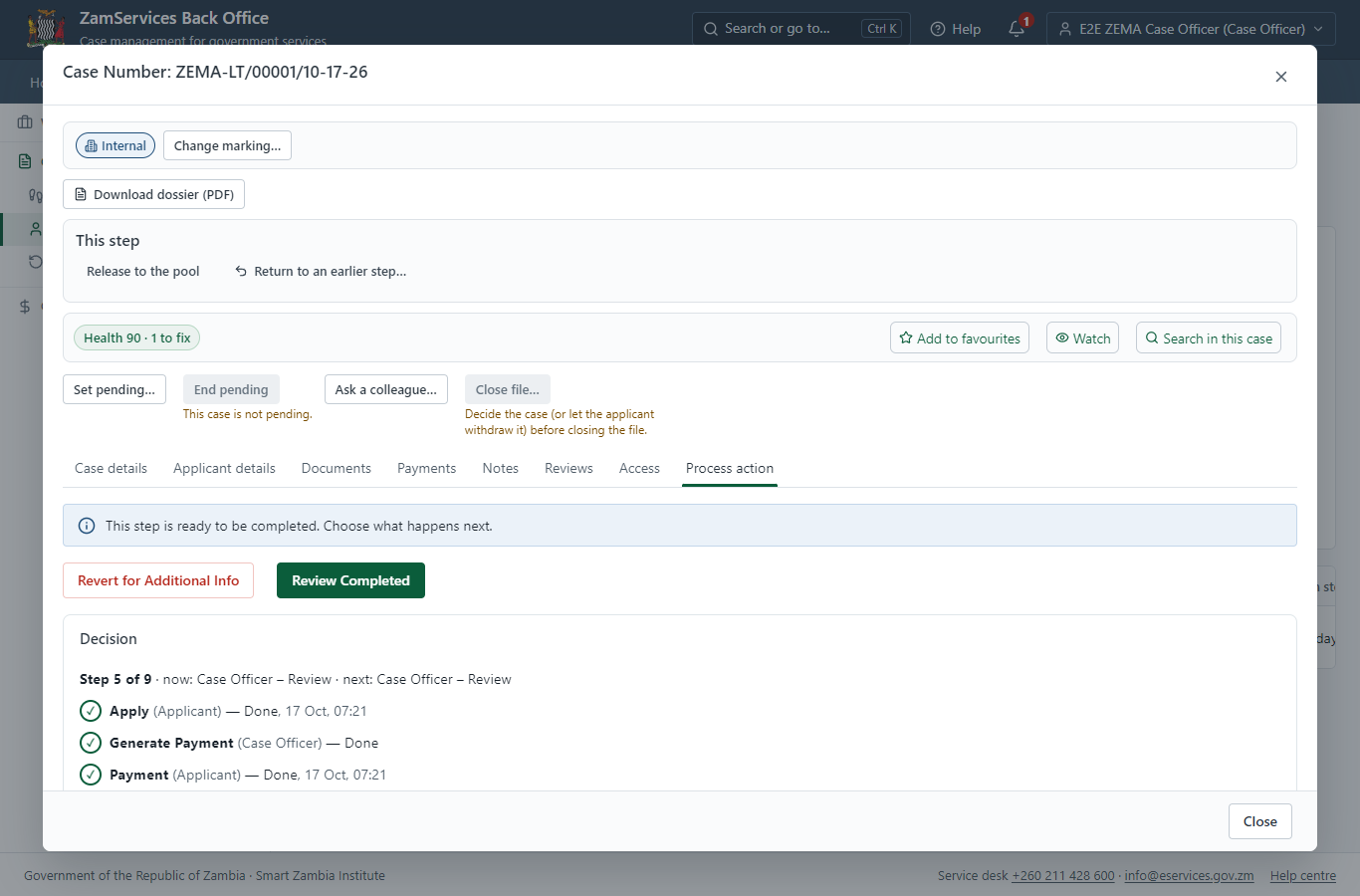 Receive, Inspect, Report Findings (desktop)