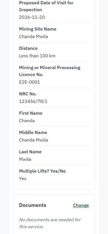 Check the answers and confirm the declaration (375 px phone)