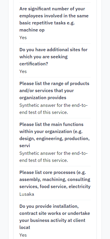 Check the answers and confirm the declaration (375 px phone)