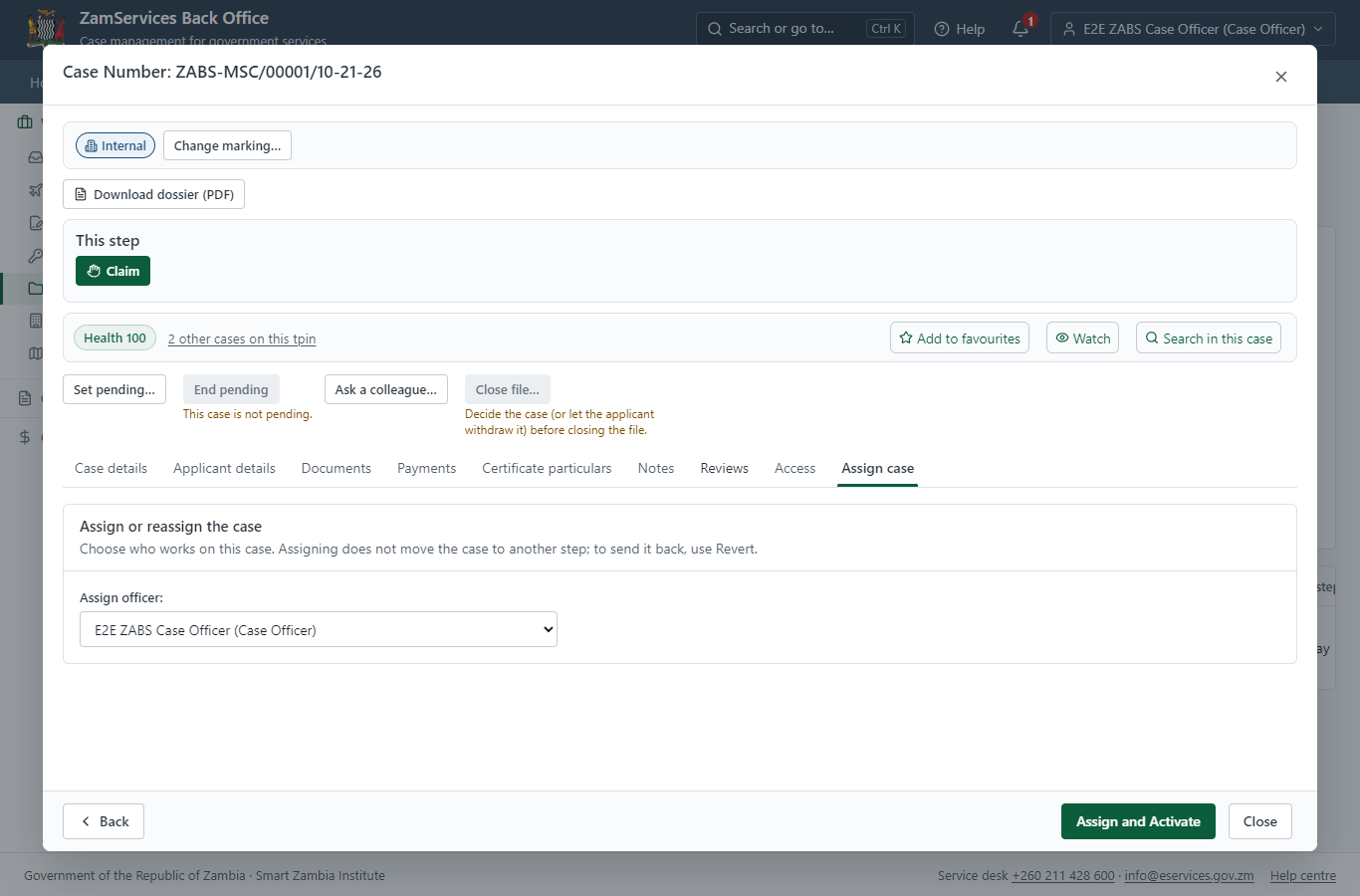 Take the new application on (desktop)