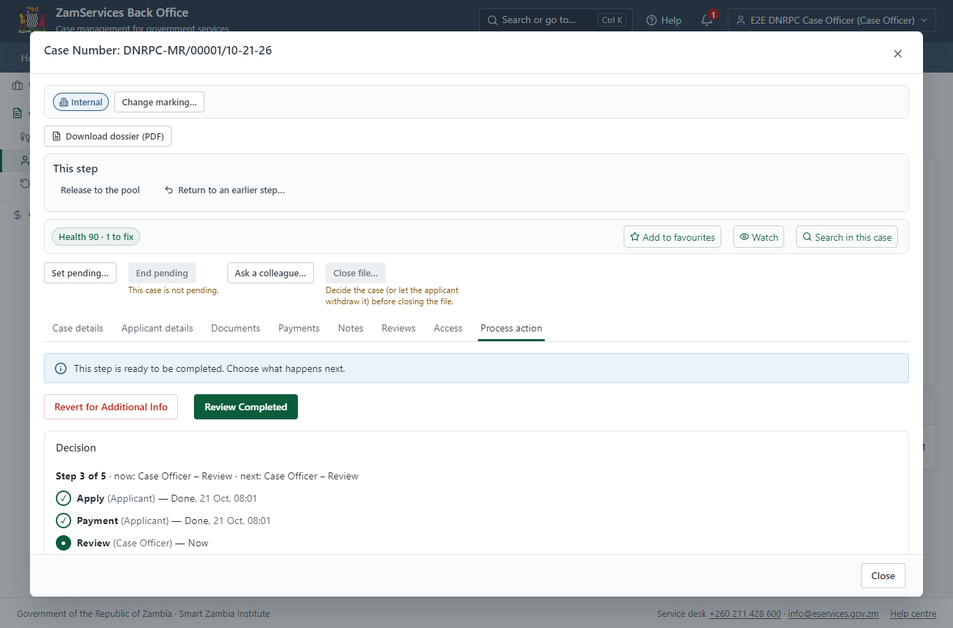 Receive, Inspect, Report Findings (desktop)