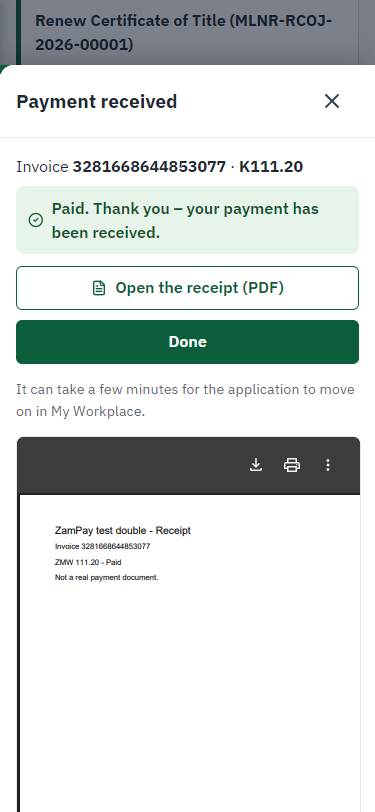 Payment received (375 px phone)