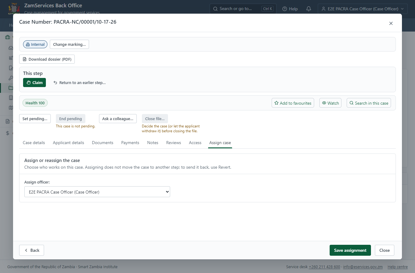 Take the new application on (desktop)
